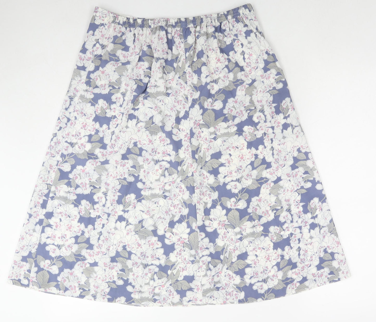 EWM Womens Multicoloured Floral Polyester A-Line Skirt Size 14