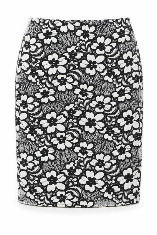 David Emanuel Womens Multicoloured Floral Nylon A-Line Skirt Size 10