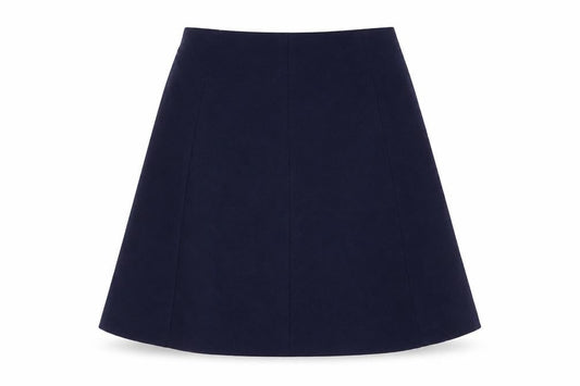 EWM Womens Blue Polyester A-Line Skirt Size 10