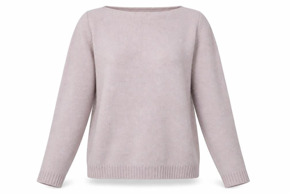 Gharani Strok Womens Pink Round Neck Nylon Pullover Jumper Size L