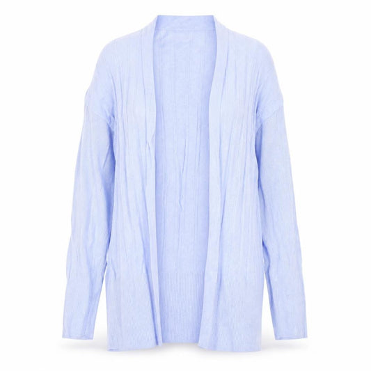 Marks & Spencer Womens Blue V-Neck Viscose Cape Jumper Size M