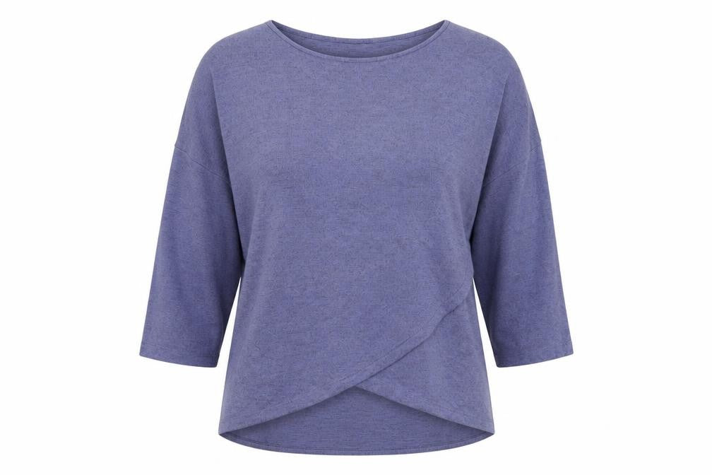 Penny Plain Womens Blue Round Neck Polyester Pullover Jumper Size 14 - Size 14-16