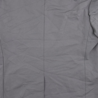 NOAK Mens Grey Viscose Jacket Suit Jacket Size 44 Regular