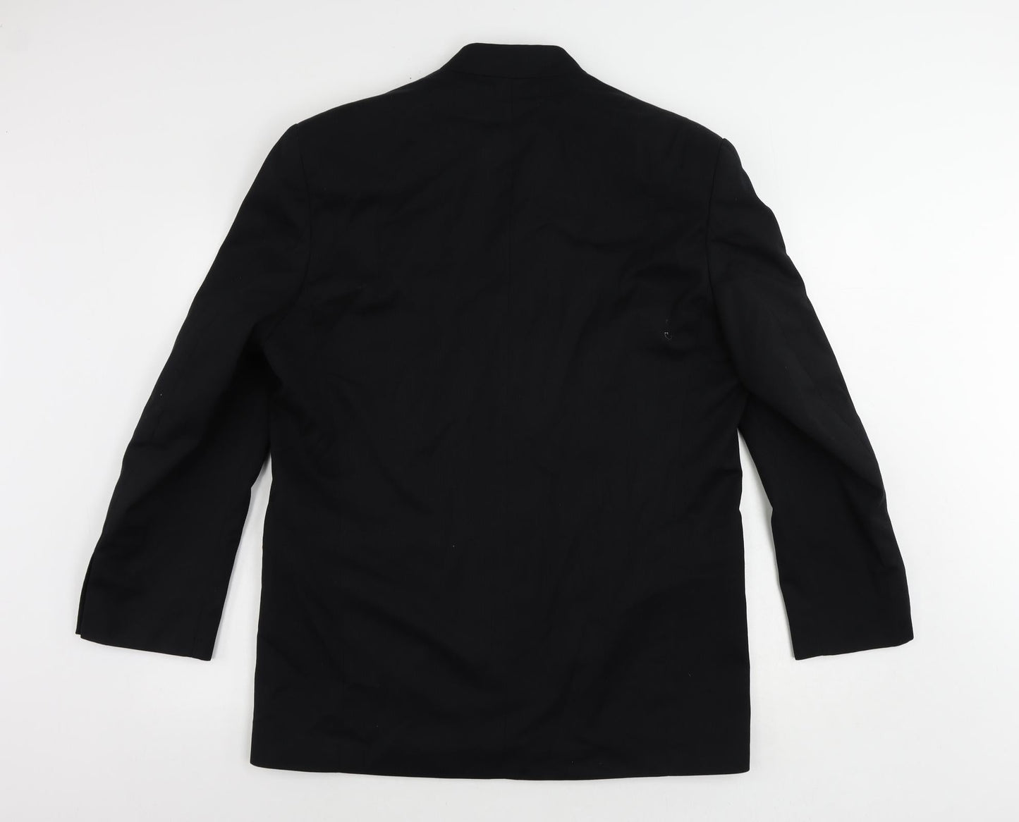Sequel Mens Black Polyester Jacket Suit Jacket Size 42 Regular