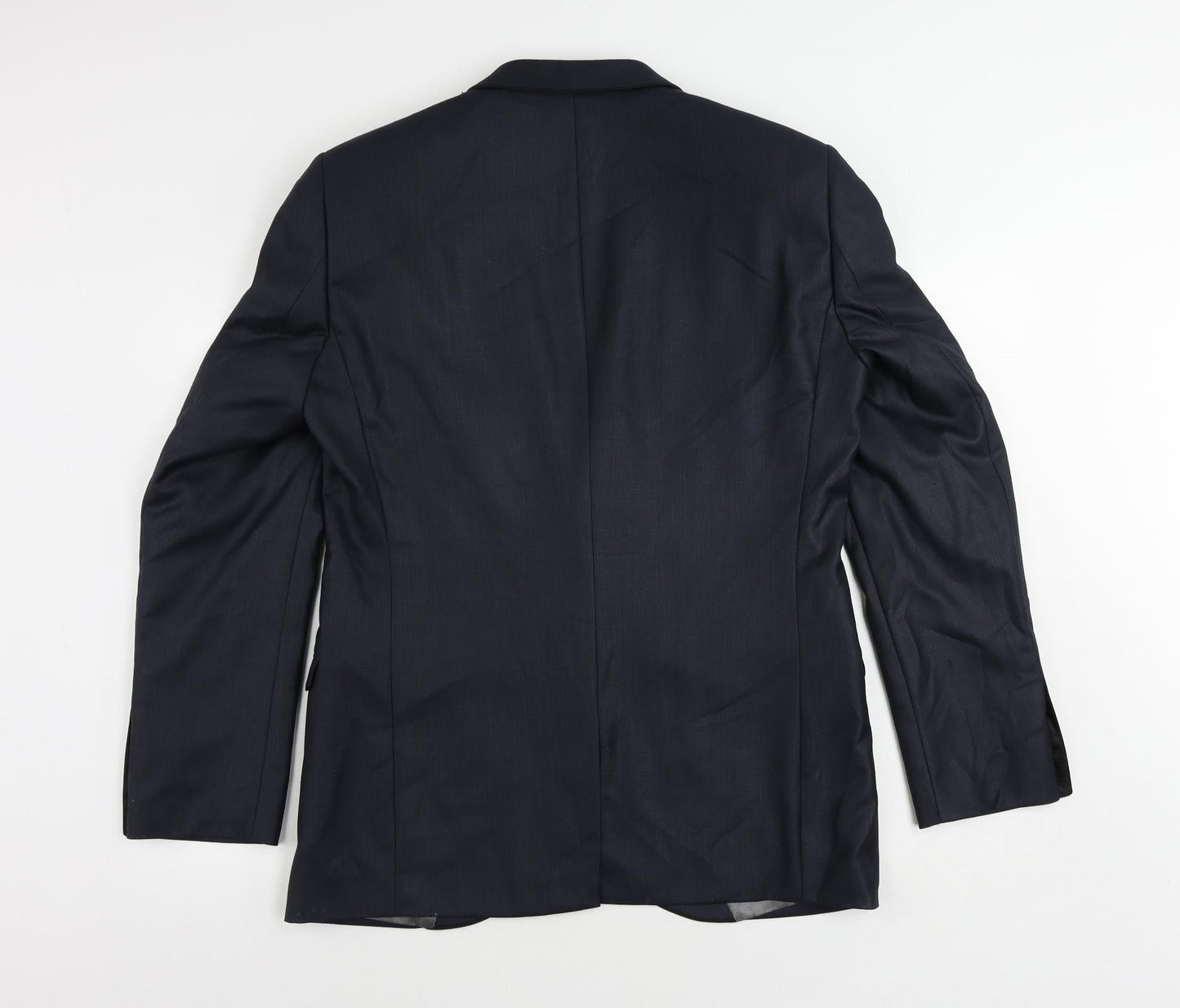 NEXT Mens Blue Polyester Jacket Suit Jacket Size 40 Regular