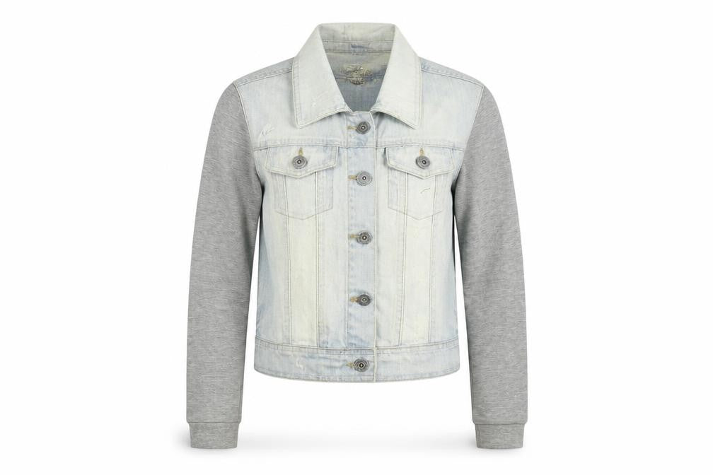 Krisp Womens Blue Jacket Size 8 Button