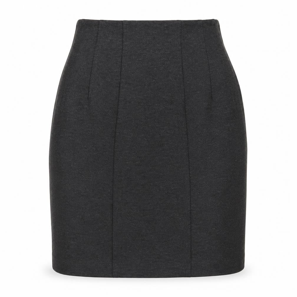 Marks & Spencer Womens Grey Viscose A-Line Skirt Size 6
