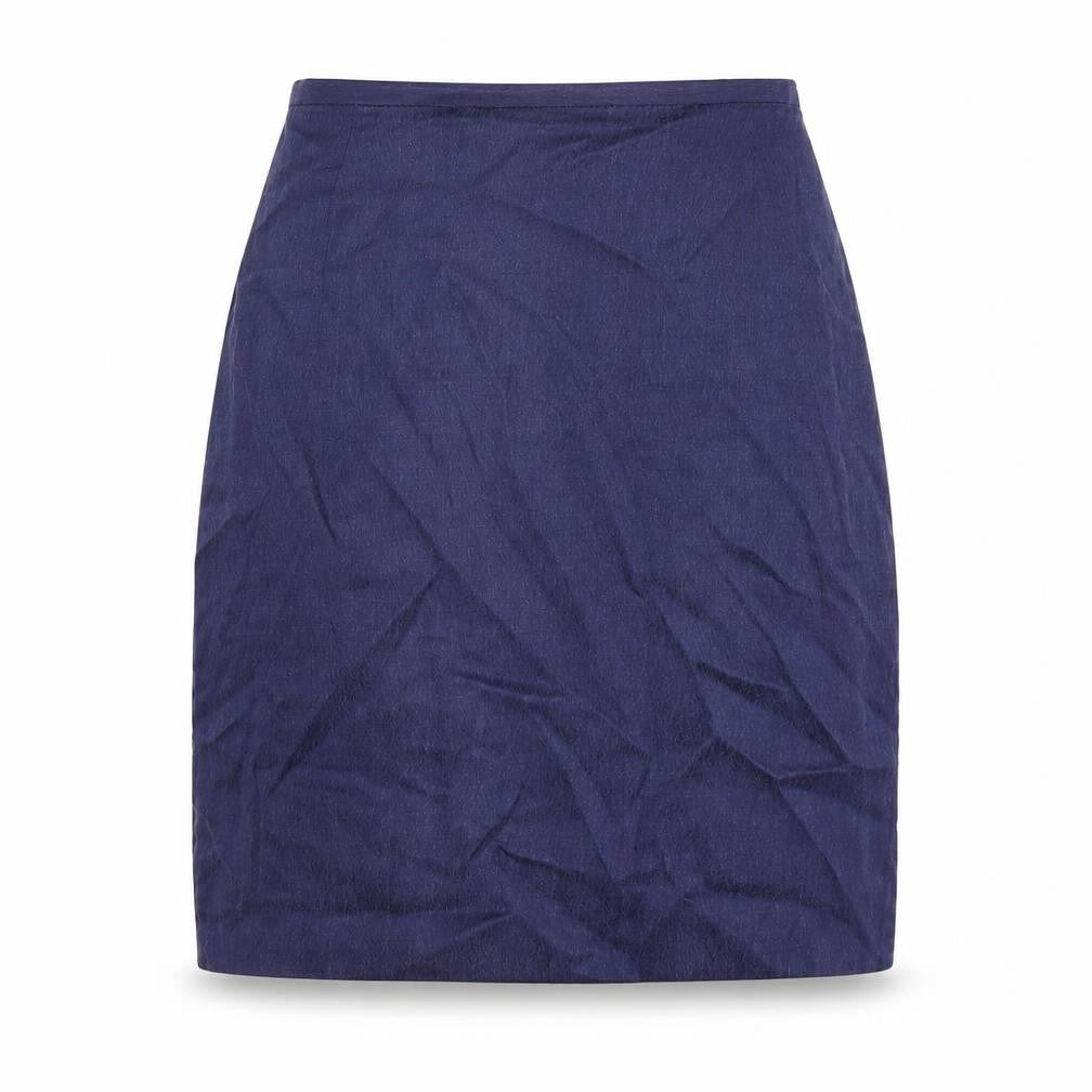 Precis Womens Purple Viscose A-Line Skirt Size 8 Zip