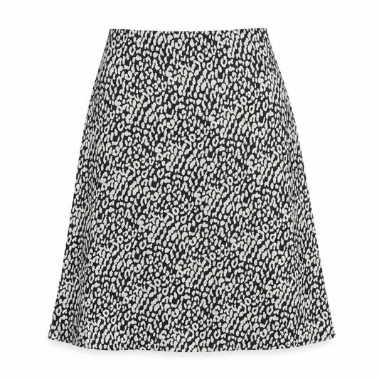 Nasty Gal Womens Black Geometric Polyester A-Line Skirt Size 4