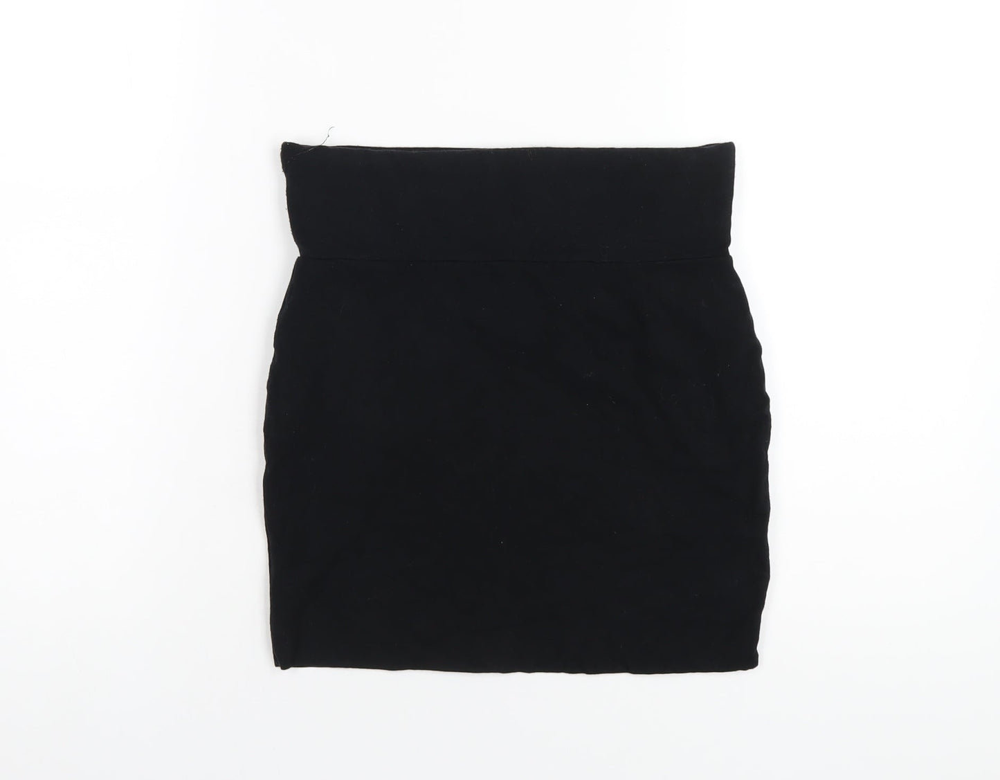 Warehouse Womens Black Cotton Straight & Pencil Skirt Size 10