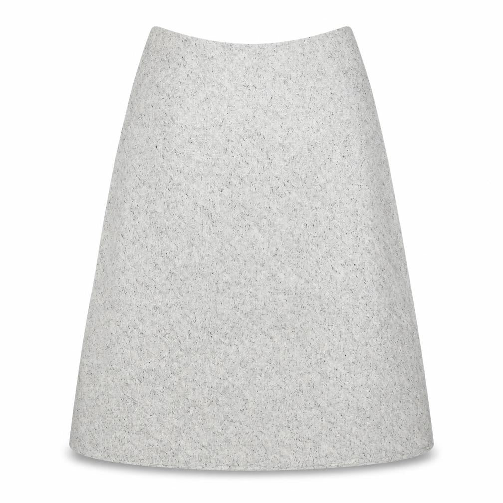 Alex & Co Womens Grey Wool A-Line Skirt Size 14