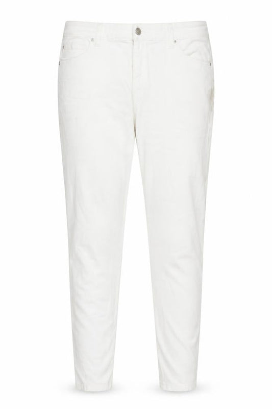 Marks & Spencer Womens White Polyester Skinny Jeans Size 20 L28 in Regular Zip - Pockets