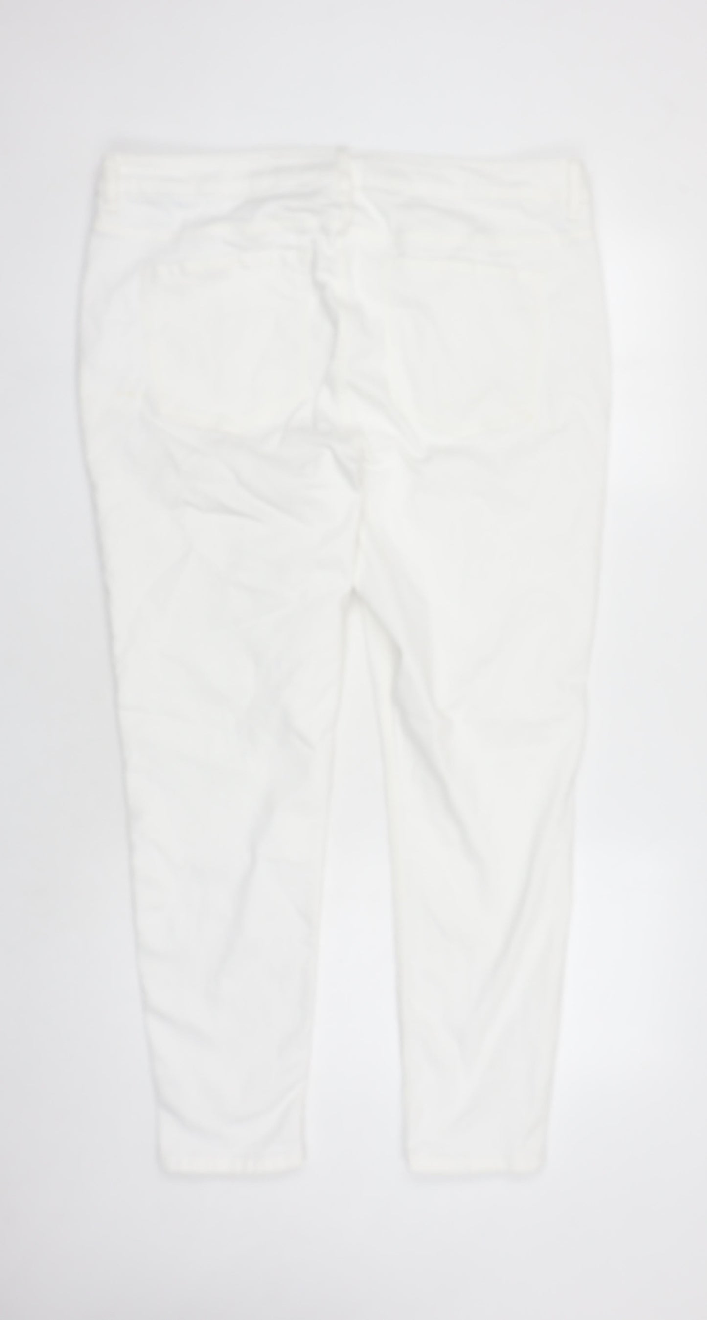 Marks and Spencer Womens White Polyester Skinny Jeans Size 20 L28 in Regular Zip - Pockets