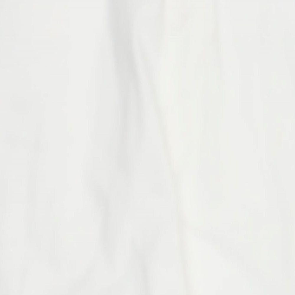 Marks and Spencer Womens White Polyester Skinny Jeans Size 20 L28 in Regular Zip - Pockets