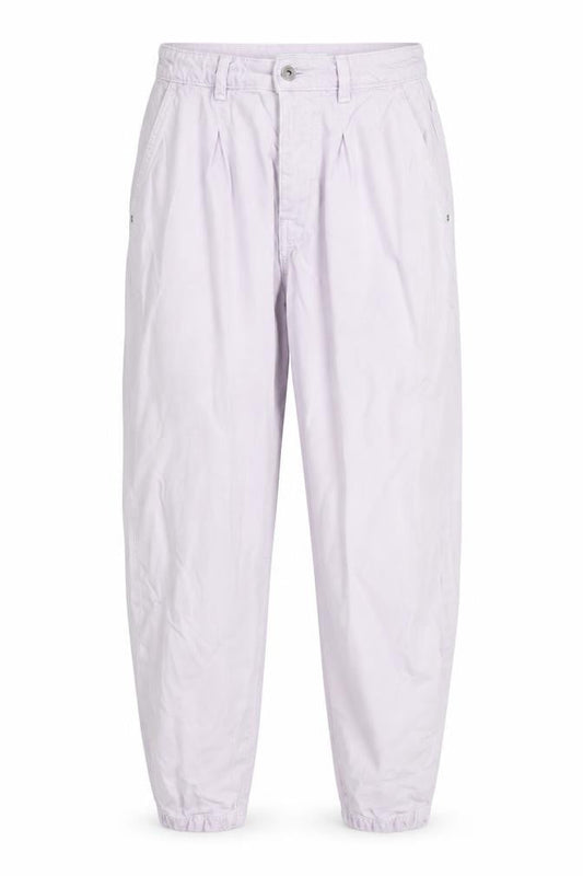 Zara Womens Purple Cotton Tapered Jeans Size 8 L24 in Regular Zip - Pockets
