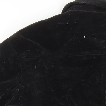 Nienhaus & Lotz Womens Black Jacket Size 14 Button - Pockets