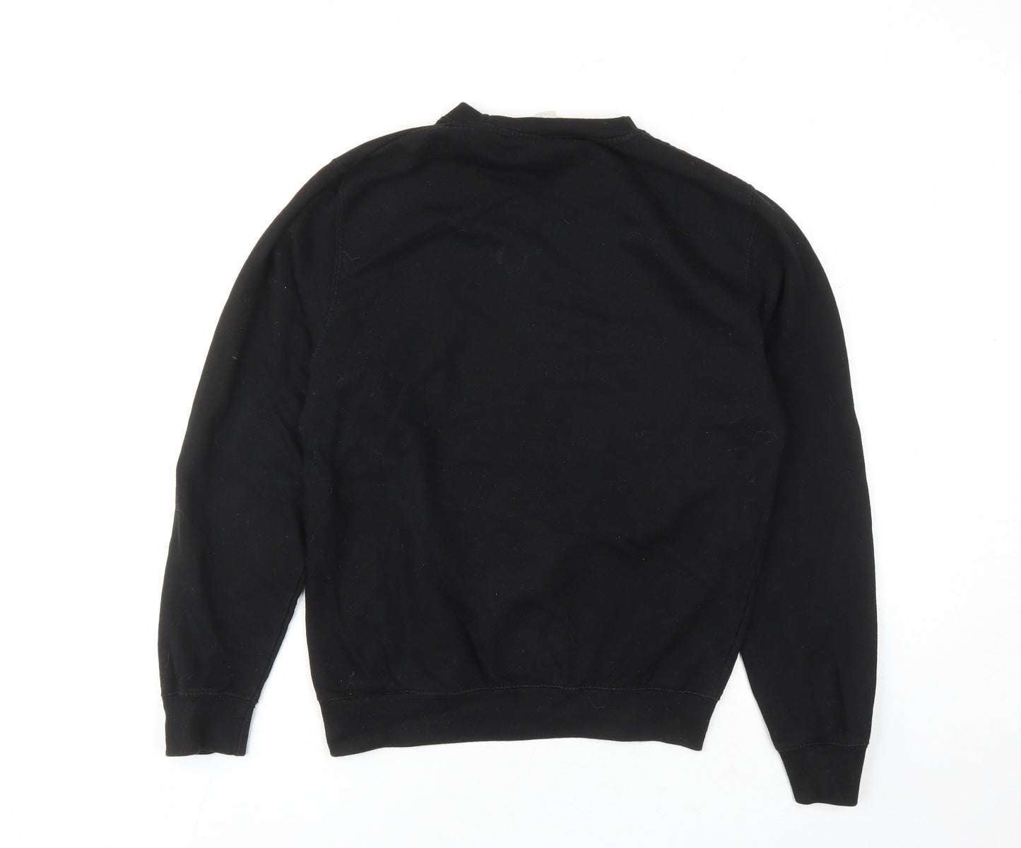Stranger Things Womens Black Cotton Pullover Sweatshirt Size S Pullover - Christmas Stranger Things