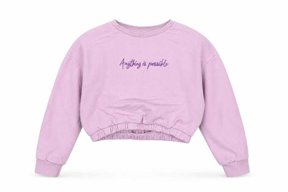 NEXT Girls Purple Cotton Pullover Sweatshirt Size 11 Years Pullover