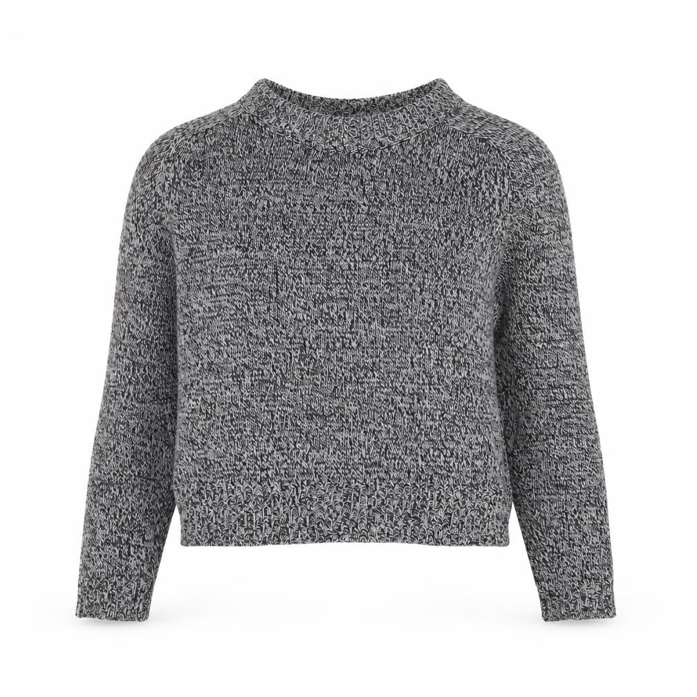 H&M Womens Grey Round Neck Acrylic Pullover Jumper Size S