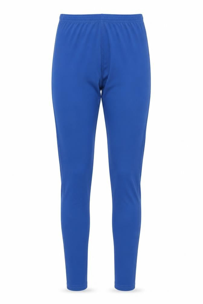 Tia Womens Blue Polyester Cropped Leggings Size M