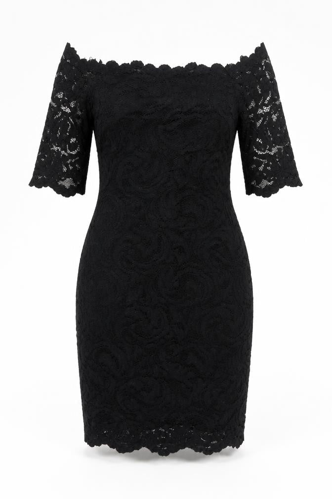 Samsoe & Samsoe Womens Black Polyamide Bodycon Size XS Off the Shoulder Pullover