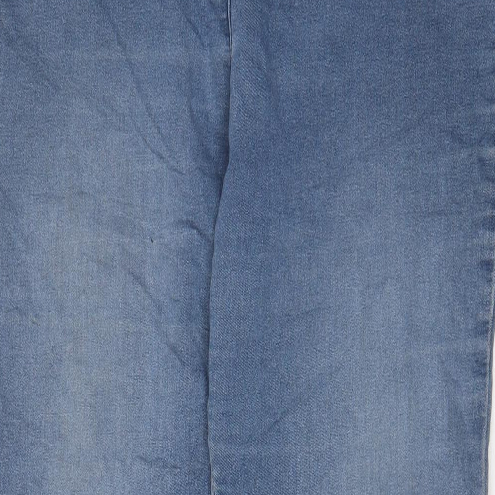 Marks and Spencer Womens Blue Cotton Jegging Jeans Size 12 L30 in Regular