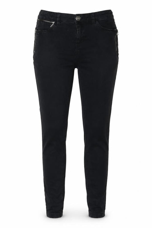 F&F Womens Black Cotton Skinny Jeans Size 8 L28 in Regular Zip - Zips