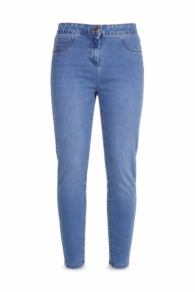 Papaya Womens Blue Cotton Skinny Jeans Size 10 L28 in Regular Zip