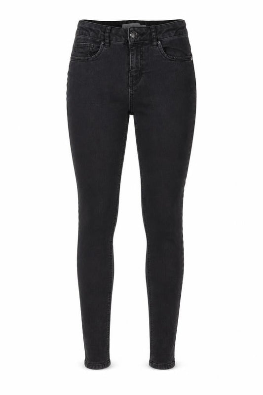 George Womens Black Cotton Skinny Jeans Size 8 L28 in Regular Zip
