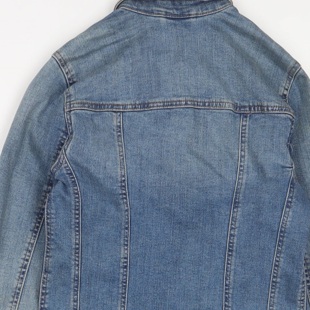 NEXT Womens Blue Jacket Size 6 Button