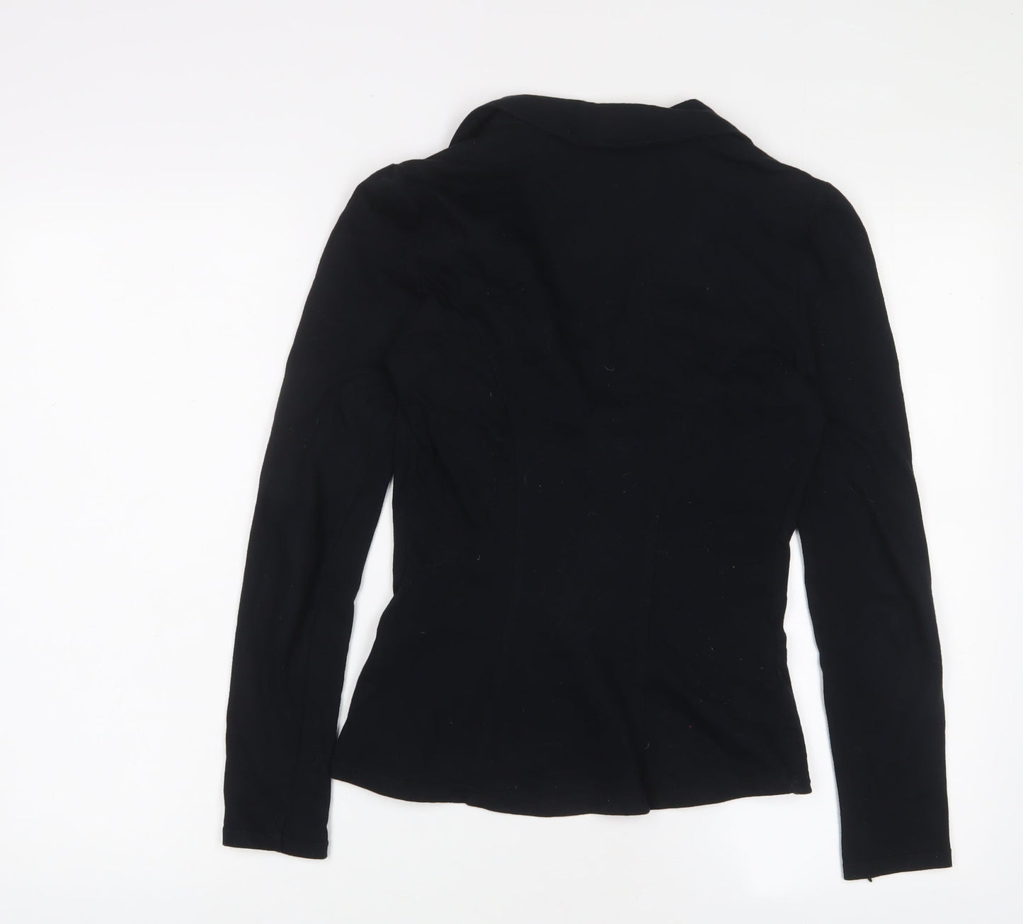 Miss Selfridge Womens Black Jacket Size 8 Button