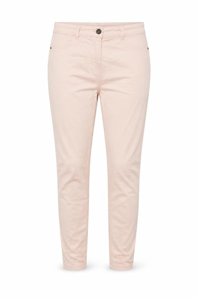 M&Co Womens Pink Cotton Skinny Jeans Size 14 L31 in Regular Zip