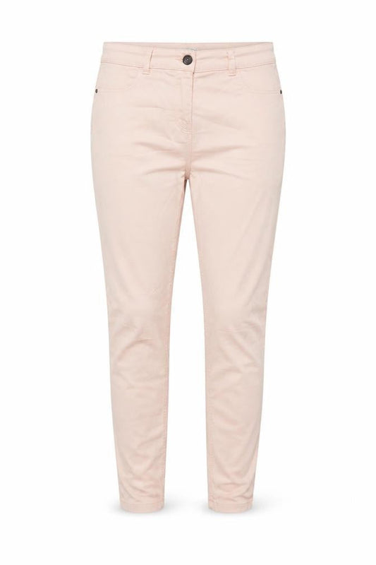 M&Co Womens Pink Cotton Skinny Jeans Size 14 L31 in Regular Zip