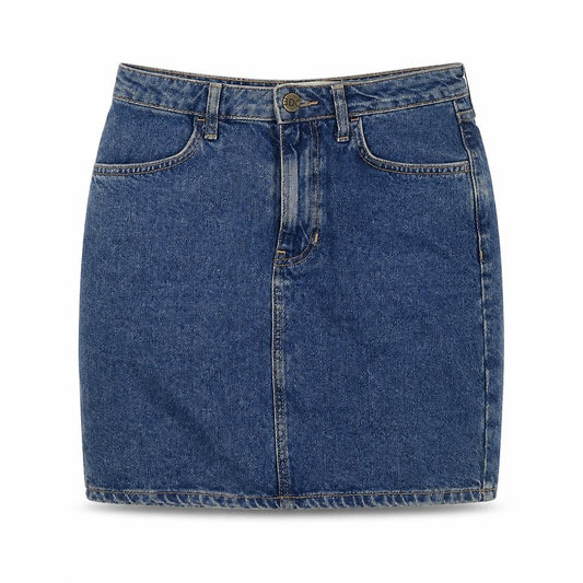 BDG Womens Blue Cotton Mini Skirt Size S Zip
