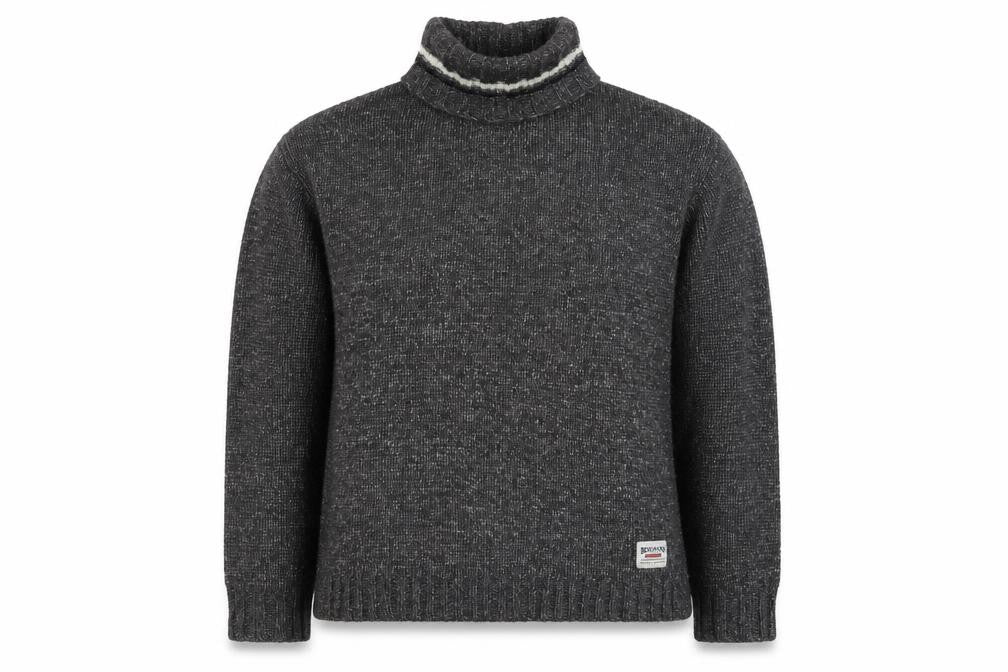 BDG Womens Grey Roll Neck Polyester Pullover Jumper Size L