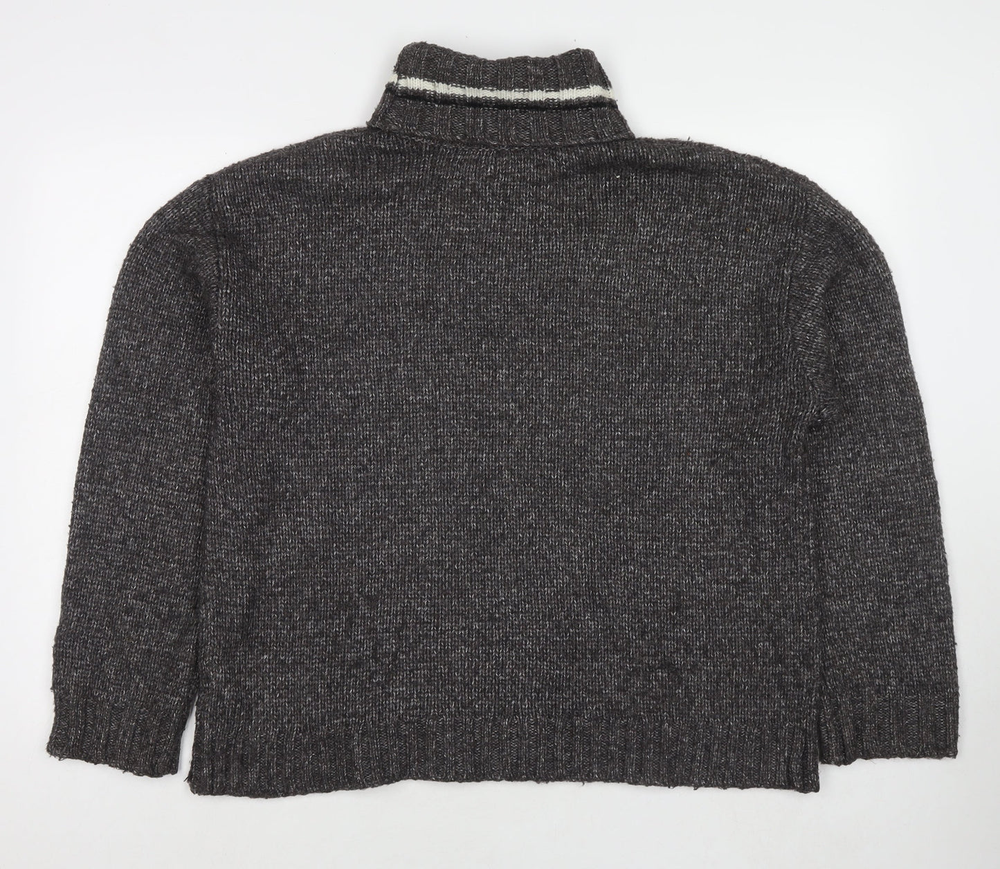 BDG Womens Grey Roll Neck Polyester Pullover Jumper Size L