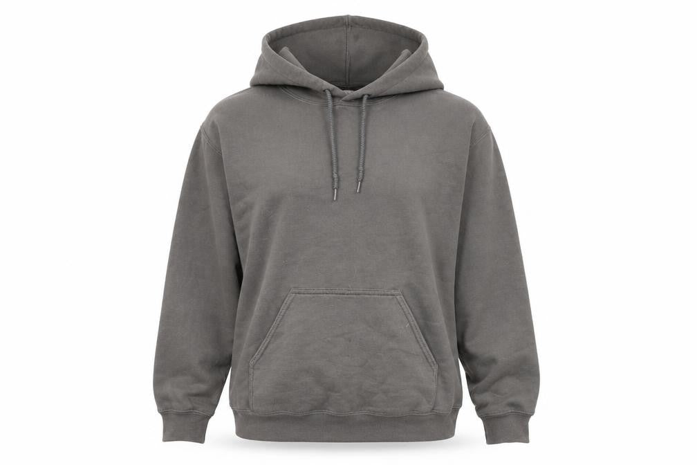 Missy Empire Womens Grey Cotton Pullover Hoodie Size 6 Pullover