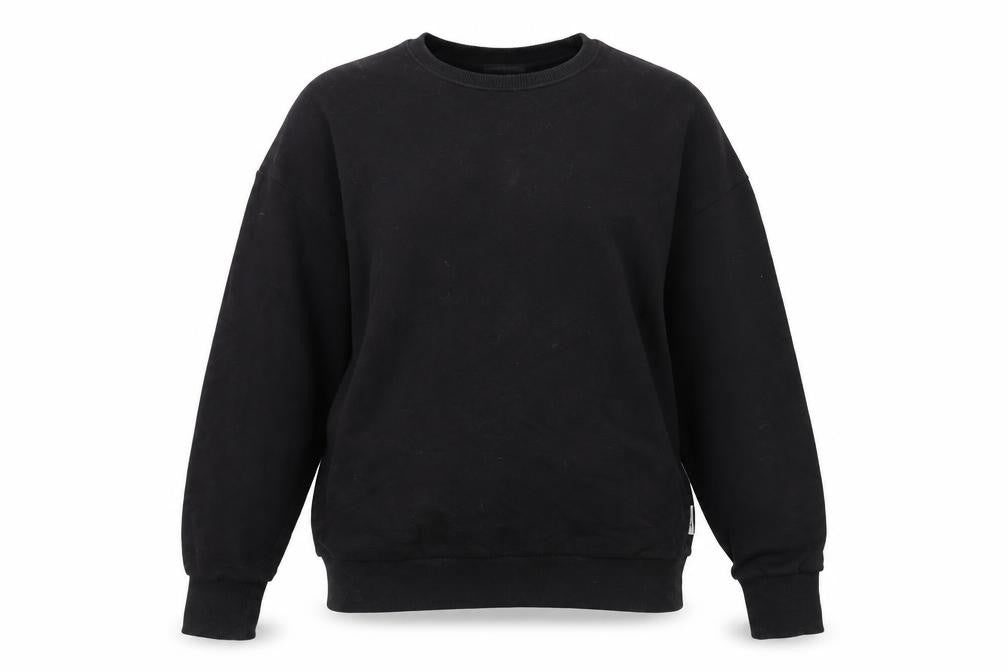 ASOS Womens Black Cotton Pullover Sweatshirt Size 10 Pullover