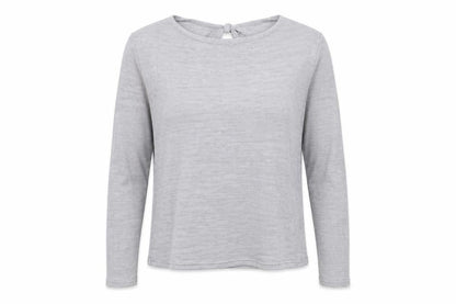 Divided by H&M Womens Grey Round Neck Polyester Pullover Jumper Size L