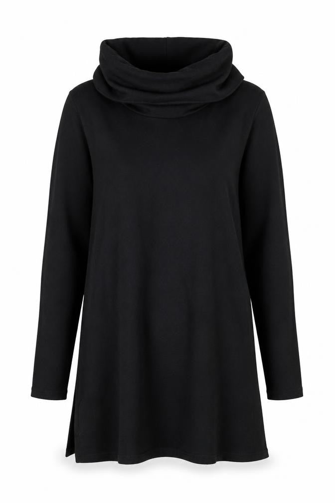 Dorothy Perkins Womens Black Roll Neck Polyester Pullover Jumper Size 10