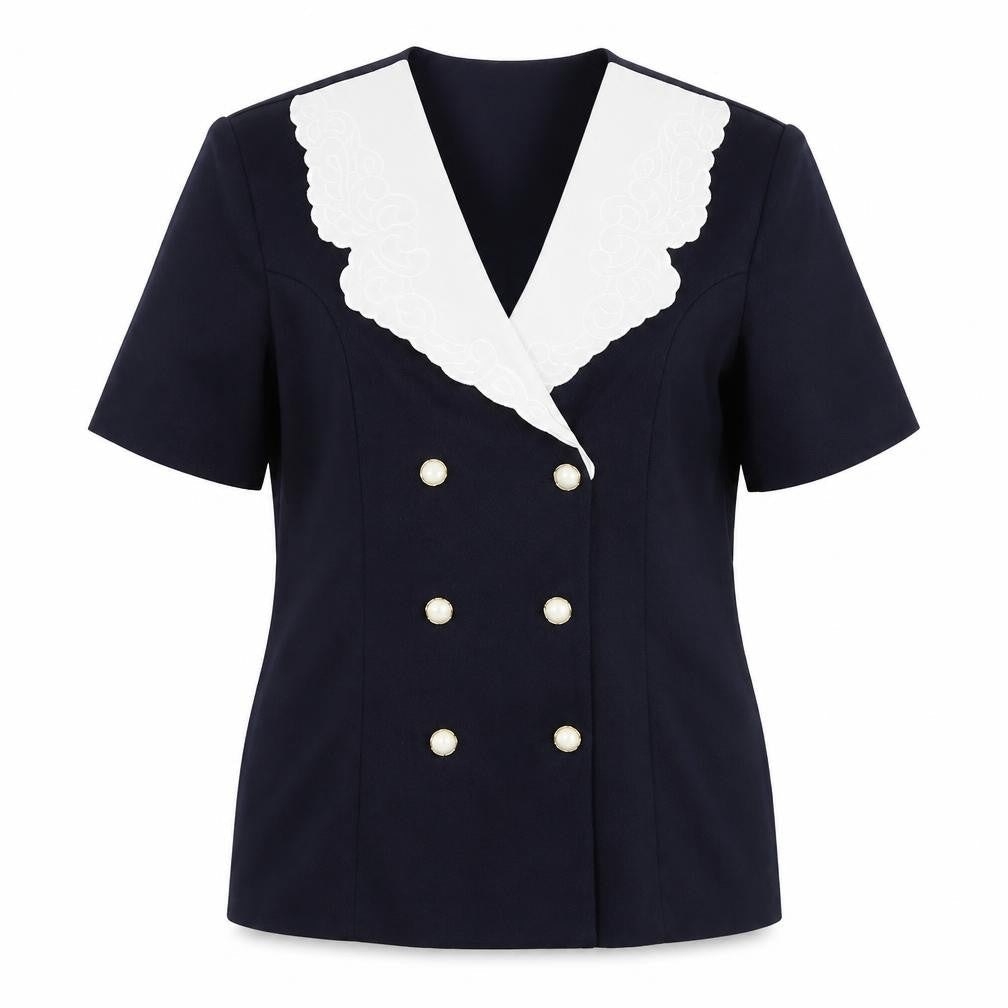 Extra Womens Blue Jacket Blazer Size 16 Button