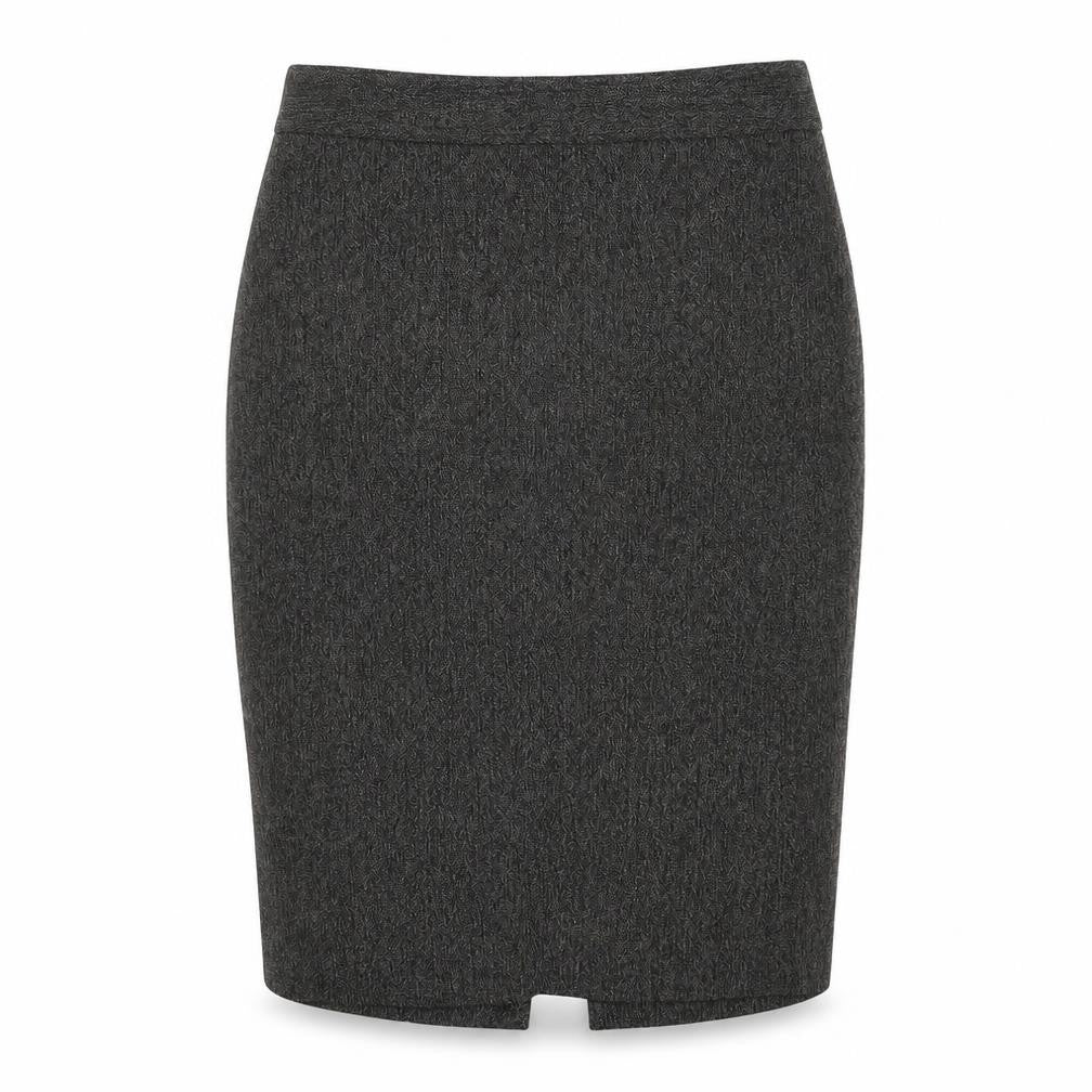 Zara Womens Grey Polyester Straight & Pencil Skirt Size M Zip