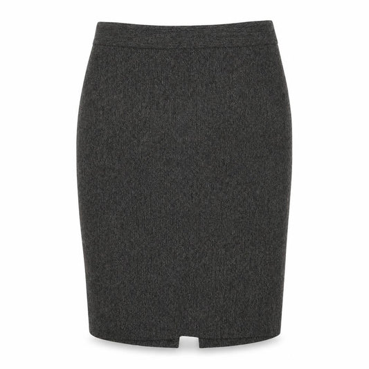 Zara Womens Grey Polyester Straight & Pencil Skirt Size M Zip