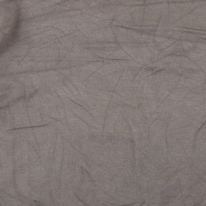 Micha Womens Brown Scoop Neck Viscose Pullover Jumper Size XL