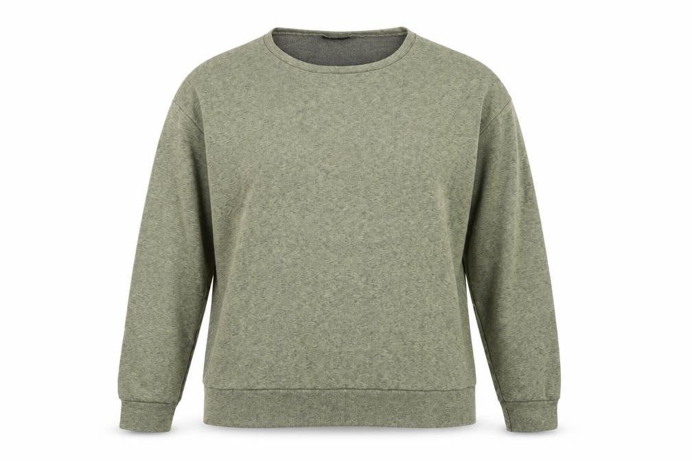 Topshop Womens Green Cotton Pullover Sweatshirt Size 12 Pullover