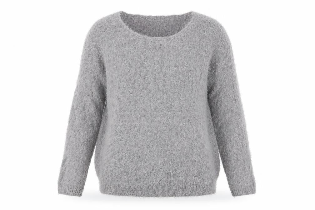 ESMARA Womens Green Round Neck Polyamide Pullover Jumper Size 14