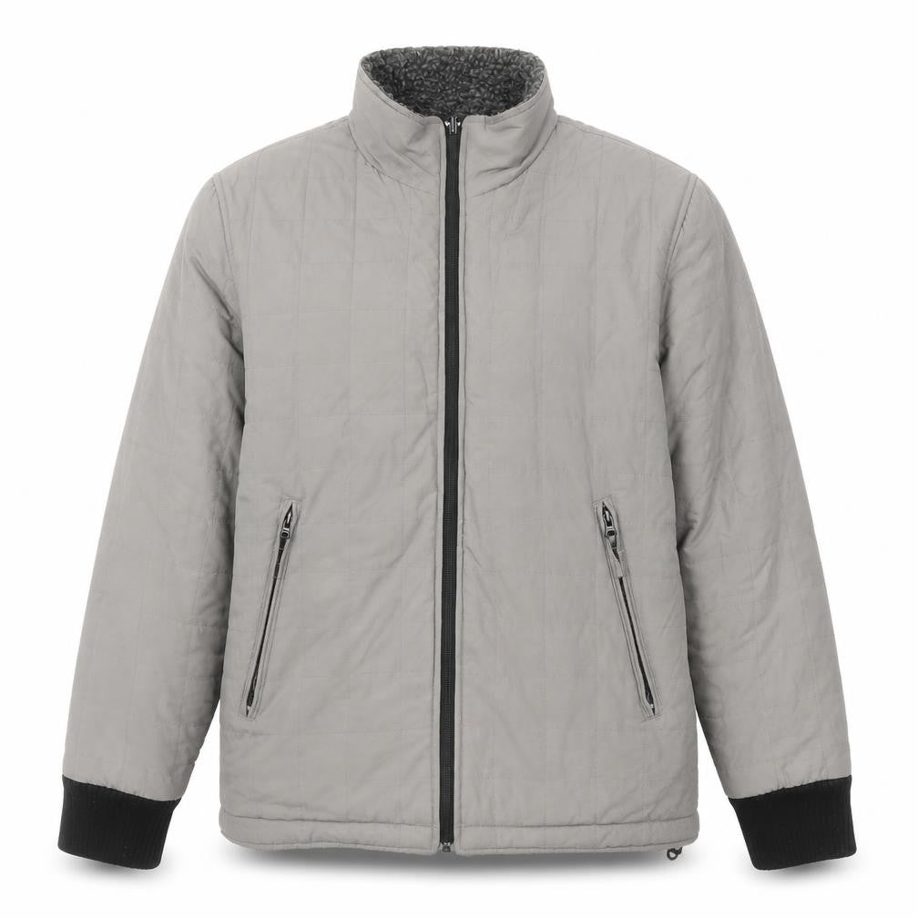 Duck and Cover Mens Grey Jacket Size M Zip - Estimated size M