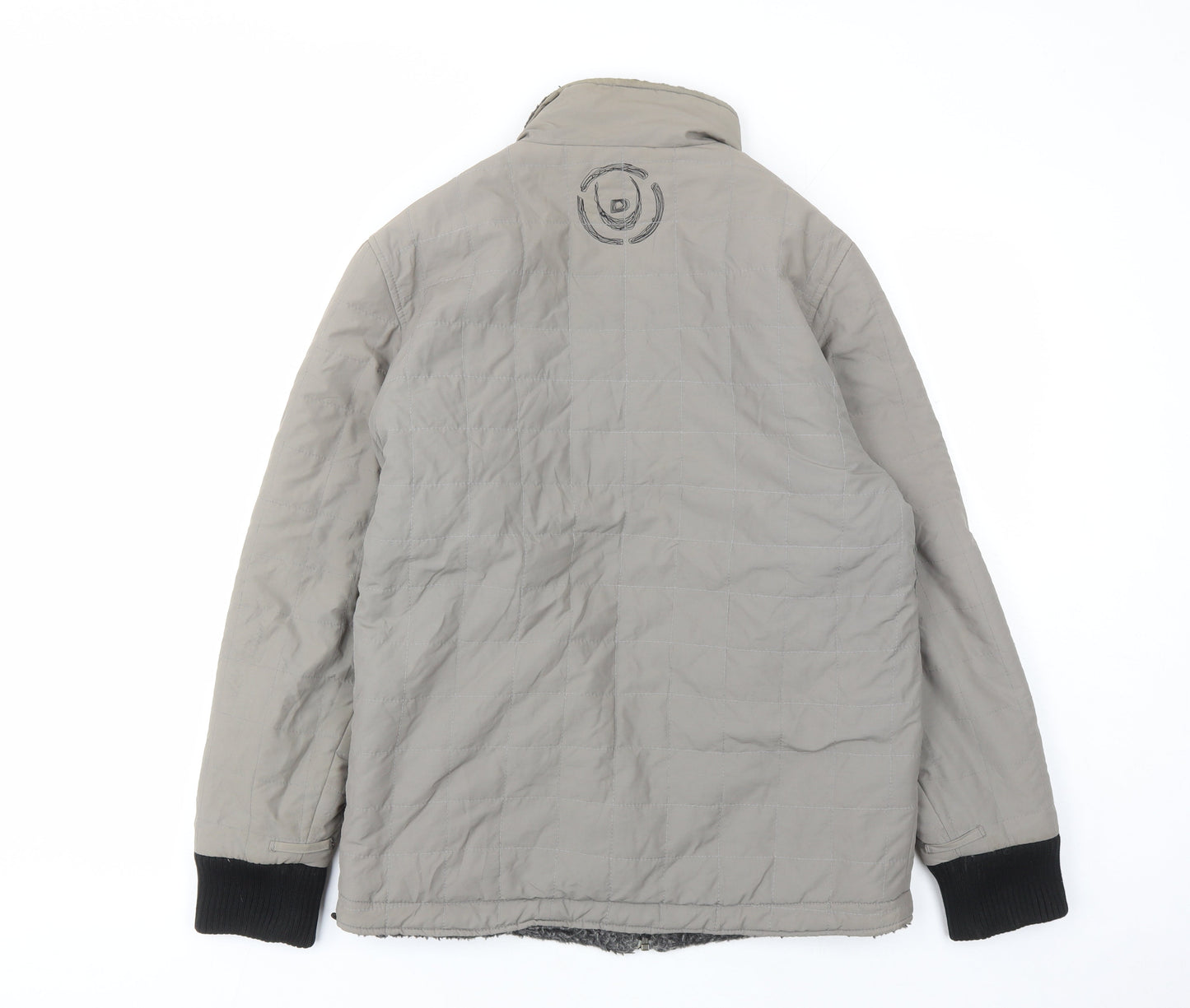 Duck and Cover Mens Grey Jacket Size M Zip - Estimated size M