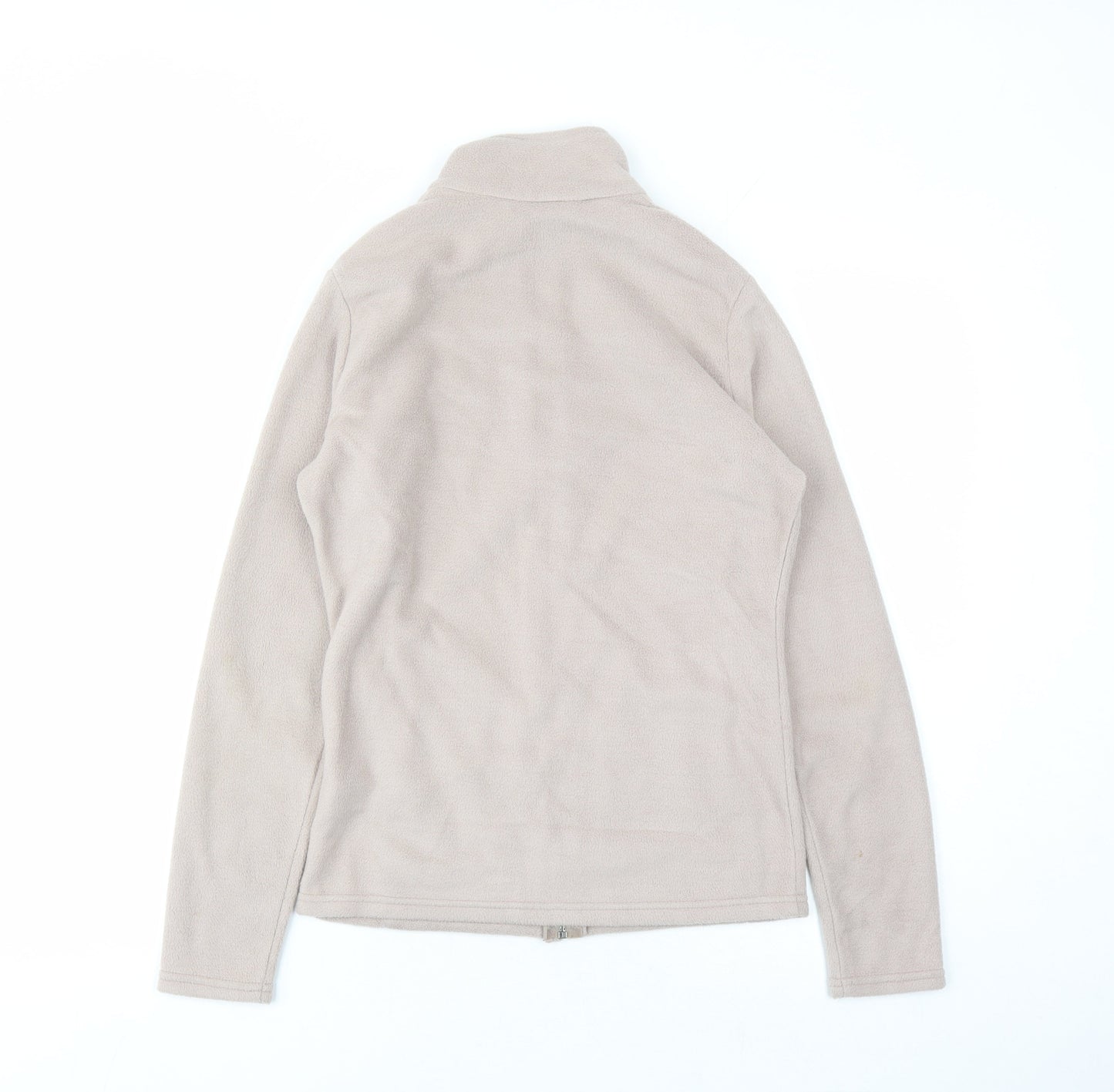Marks and Spencer Womens Beige Jacket Size 8 Zip - Pockets