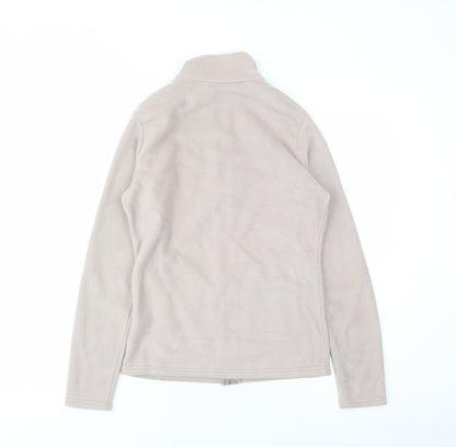 Marks & Spencer Womens Beige Jacket Size 8 Zip - Pockets